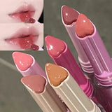 Flyshadow Transparent Lip Glaze Flower Honey Jelly Lipstick Pen Waterproof Non-stick Cup Heart-shaped Lip Gloss Korea Women Lips Makeup