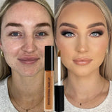 Flyshadow High Covering Face Concealer Cream Contour Foundation Full Cover Dark Circles Acne Waterproof Lasting Brightening Face Cosmetic