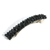 Flyshadow Bling Women Fashion Delicate Fashion Headwear Handmade Full Crystal Hair Clip Barrette Hairpin Accessories for Creative Gifts