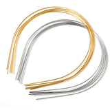 Flyshadow 10pcs 5pcs 1.5mm Metal Headband Base Hairband Wire Rims Hoop for Headwear DIY Bride Wedding Hair Jewelry Making Accessories