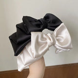 Flyshadow New Big Bows Headband Fabric Elastic Hair Clip Women Girls Elegant Hair Accessories Fashion Hair Clip Decorate Accessories Gifts