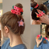 Flyshadow Bow Ponytail Rubber Band Elastic Hand-woven Hair Ropes For Women New Style Scrunchies Hair Accessories Headwear