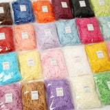 Flyshadow 100g Colorful Shredded Crinkle Paper Raffia Candy Boxes DIY Gift Box Filling Material Tissue Party Gift Packaging Filler Decor