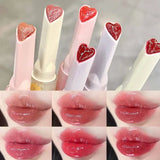 Flyshadow Transparent Lip Glaze Flower Honey Jelly Lipstick Pen Waterproof Non-stick Cup Heart-shaped Lip Gloss Korea Women Lips Makeup