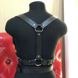 Flyshadow Women Trend Punk Waist Belt Bondage Waistband Suspenders for Women Leather Belt Female Street Style Gothic Clothing Accessories