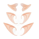 Flyshadow 1Pair Cosplay Angel Elf Ears Halloween Masquerade Party Costumes Halloween Party Decoration Supplies Photo Props Clip Earrings