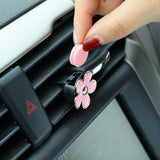 Flyshadow  Car Air Outlet Perfume Clip Cute Mini Flower Aromatherapy Creative Car Interior Decoration Air Freshener Accessories