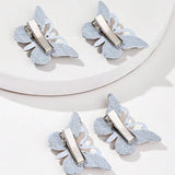 Flyshadow 5Pcs Alligator Butterfly Hair Clips Sweet HairpinBangs Clips Fashion Headwear Wedding Hair StylinoTools Accessories