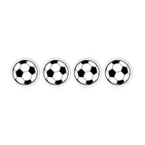 Flyshadow 40pcs 3cm Cartoon Football Sports Stickers Boy's Football Sticker Single Party Football Club Football Theme Party Decoration