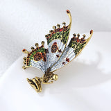 Flyshadow 1PC Vintage Alloy Angel Butterfly Wings Fairy Brooches For Women Brooch Enamel Anti-glare Pins Angel Designer Jewelry Gift