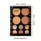 Flyshadow Concealer Foundation Makeup Palette Waterproof Full Coverage Acne Spot Dark Circles Moisturizing Concealer Cream Contour Shadow