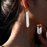 Flyshadow New Fashion Trend Unique Design Elegant Exquisite Light Luxury Long Tassel Earrings Female Jewelry Party Premium Gift Wholesale