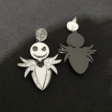 Flyshadow Halloween Parody Christmas Drop Earrings for Women Jewelry Trendy Acrylic Accessories