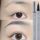 Flyshadow Multifunctional Liquid Eyebrow Pencil Ultra Fine Eyeliner Lying Silkworm Waterproof Grey Brown Eyebrow Enhancer Tattoo Cosmetics