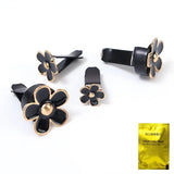 Flyshadow  Car Air Outlet Perfume Clip Cute Mini Flower Aromatherapy Creative Car Interior Decoration Air Freshener Accessories