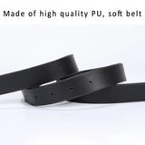 Flyshadow Horseshoe Buckle Belts for Women Jeans Dress Decoration Ladies Ornament European Style Fashion Sash Alloy PU Women Coat Belts