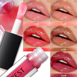 Flyshadow Water Light Mirror Glass Lip Gloss Moisturizing Lip Glaze Fade Lip-Line Waterproof Lasting Liquid Lip Oil Lady Lipstick Cosmetic