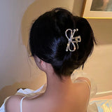 Flyshadow Korean Imitation Pearl Hair Clip Personalized Universe Planet Hair Clip Metal Clip Jewelry Hair Accessories