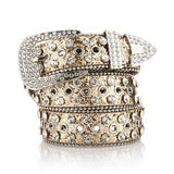 Flyshadow Gorgeous Rhinestone Studded Belt - Perfect Gift for Her on Valentine's Day or Wedding Party!